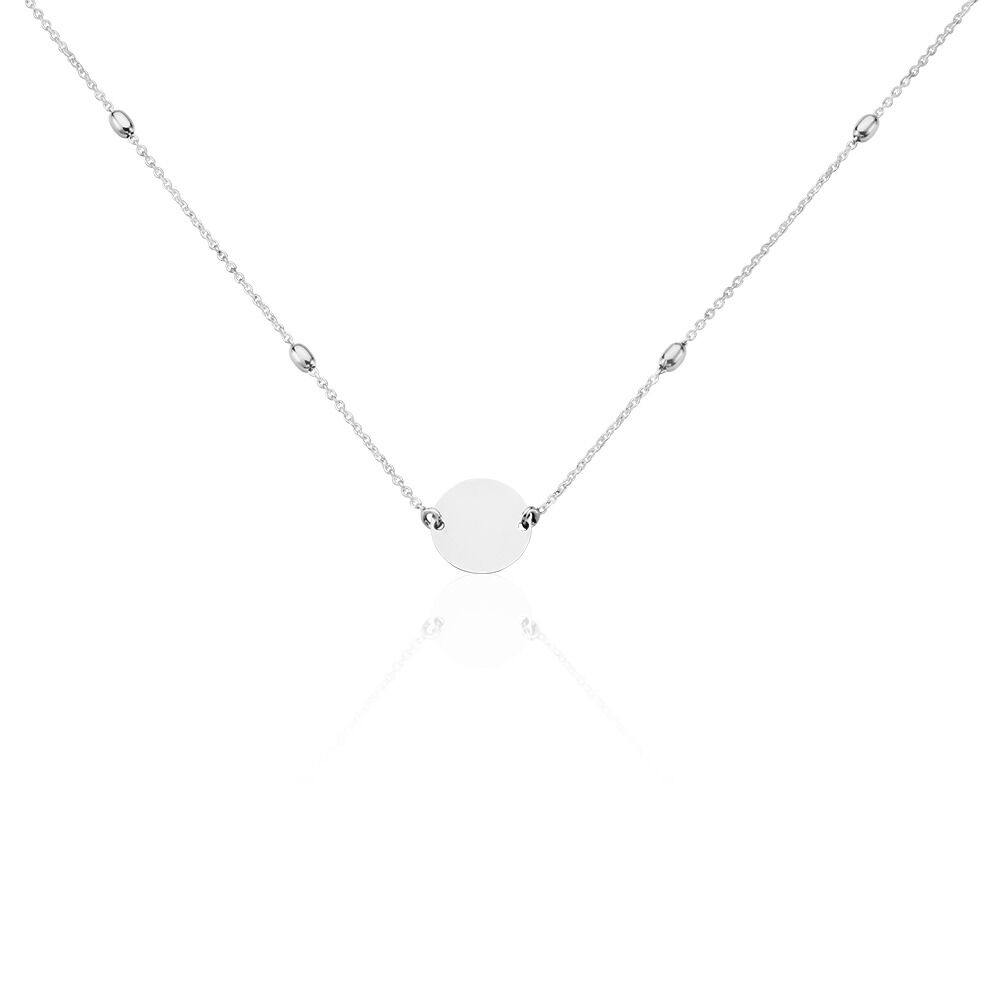 Collier Argent Blanc Monca - Colliers fantaisie Femme | Marc Orian