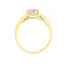 Bague Tatjana Or Jaune Oxyde De Zirconium - Solitaires Femme | Marc Orian