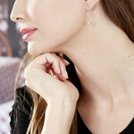 Boucles D'oreilles Pendantes Anila Gouttes Or Bicolore - Pendantes Femme | Marc Orian