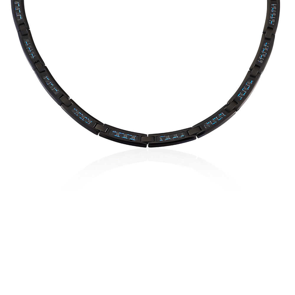 Collier Phebus Him Casual Acier Noir - Colliers Homme | Marc Orian
