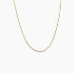 Cha&icirc;ne Igoa Maille For&ccedil;at Diamantee Or Jaune - Chaines Femme | Marc Orian