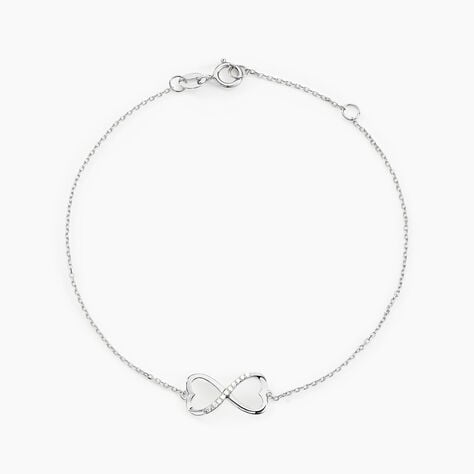 Bracelet Irmela Or Blanc Diamant - Bracelets chaînes Femme | Marc Orian