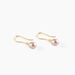 Boucles D'oreilles Pendantes Baroque Or Jaune Perles De Culture - Boucles d'oreilles mariage Femme | Marc Orian