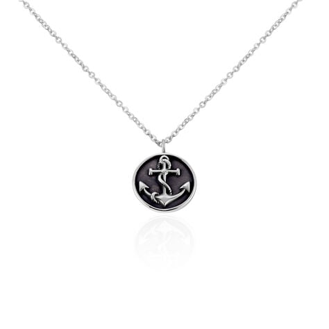 Collier Marin Acier Blanc - Colliers Homme | Marc Orian