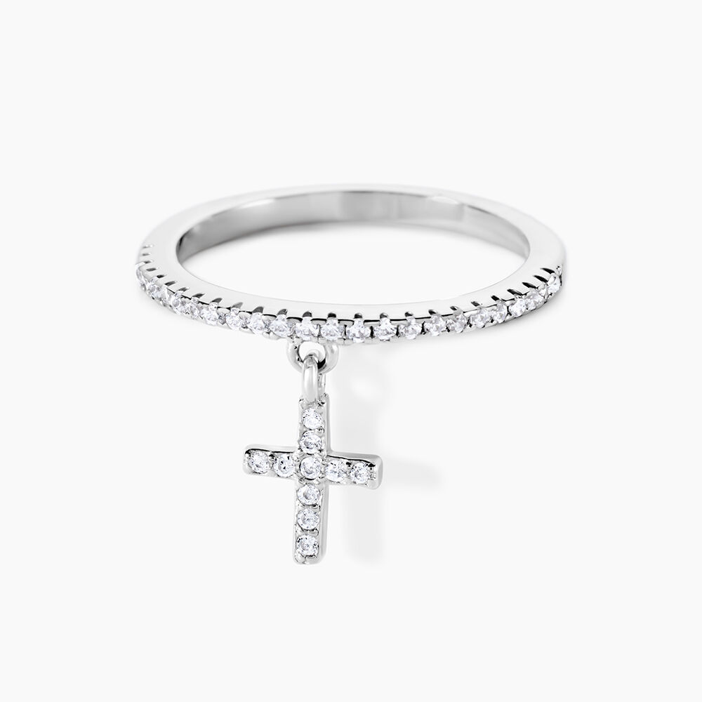 Bague Gorane Argent Blanc Oxyde De Zirconium - Bijoux fantaisie Femme | Marc Orian