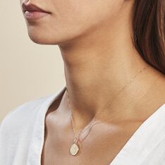 Pendentif Ange Rond Or Jaune - Pendentifs Famille | Marc Orian