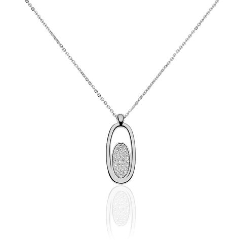 Collier Maryska Acier Blanc Strass - Colliers Femme | Marc Orian