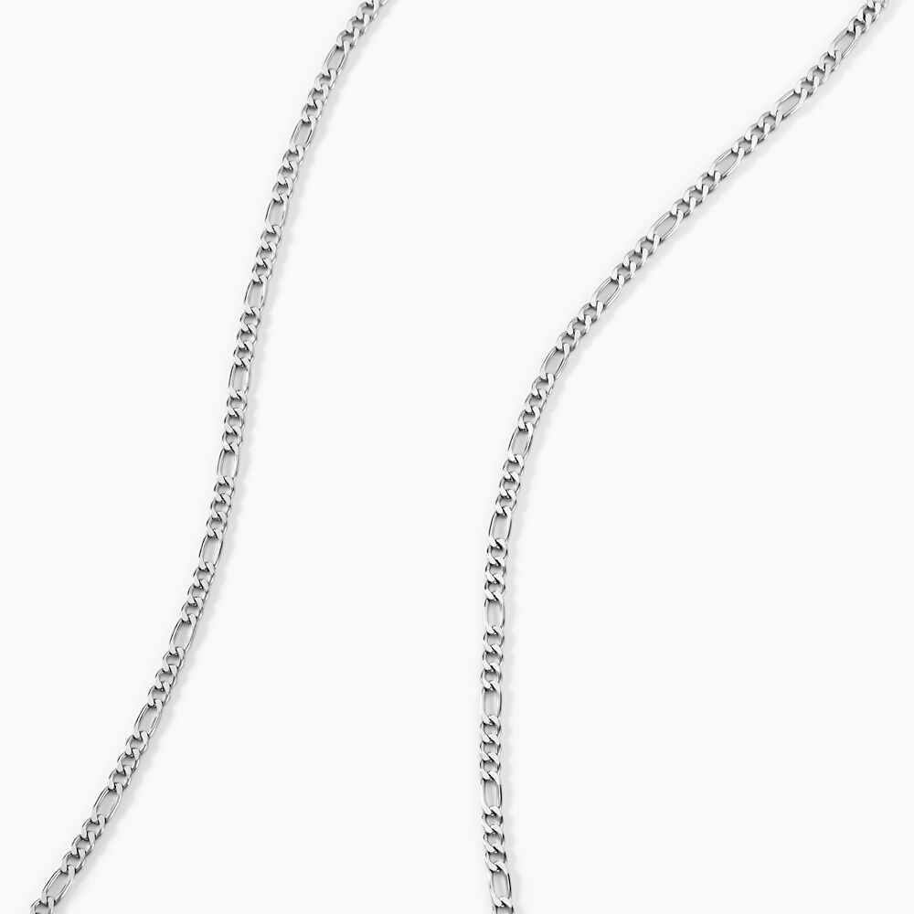 Collier Maille Vivian Argent Blanc - Chaines Famille | Marc Orian