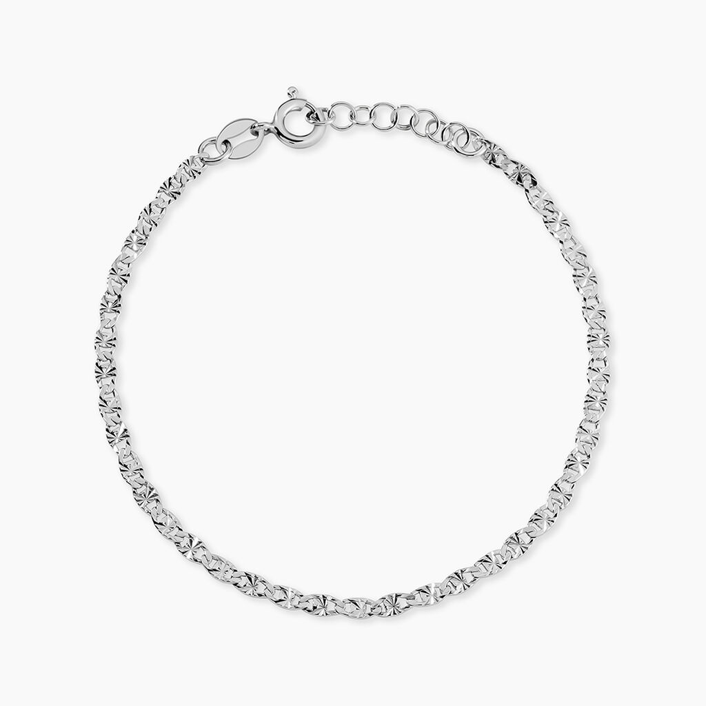 Bracelet Argent Blanc Sanve - Bracelets fantaisie Femme | Marc Orian