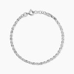 Bracelet Argent Blanc Sanve - Bracelets fantaisie Femme | Marc Orian