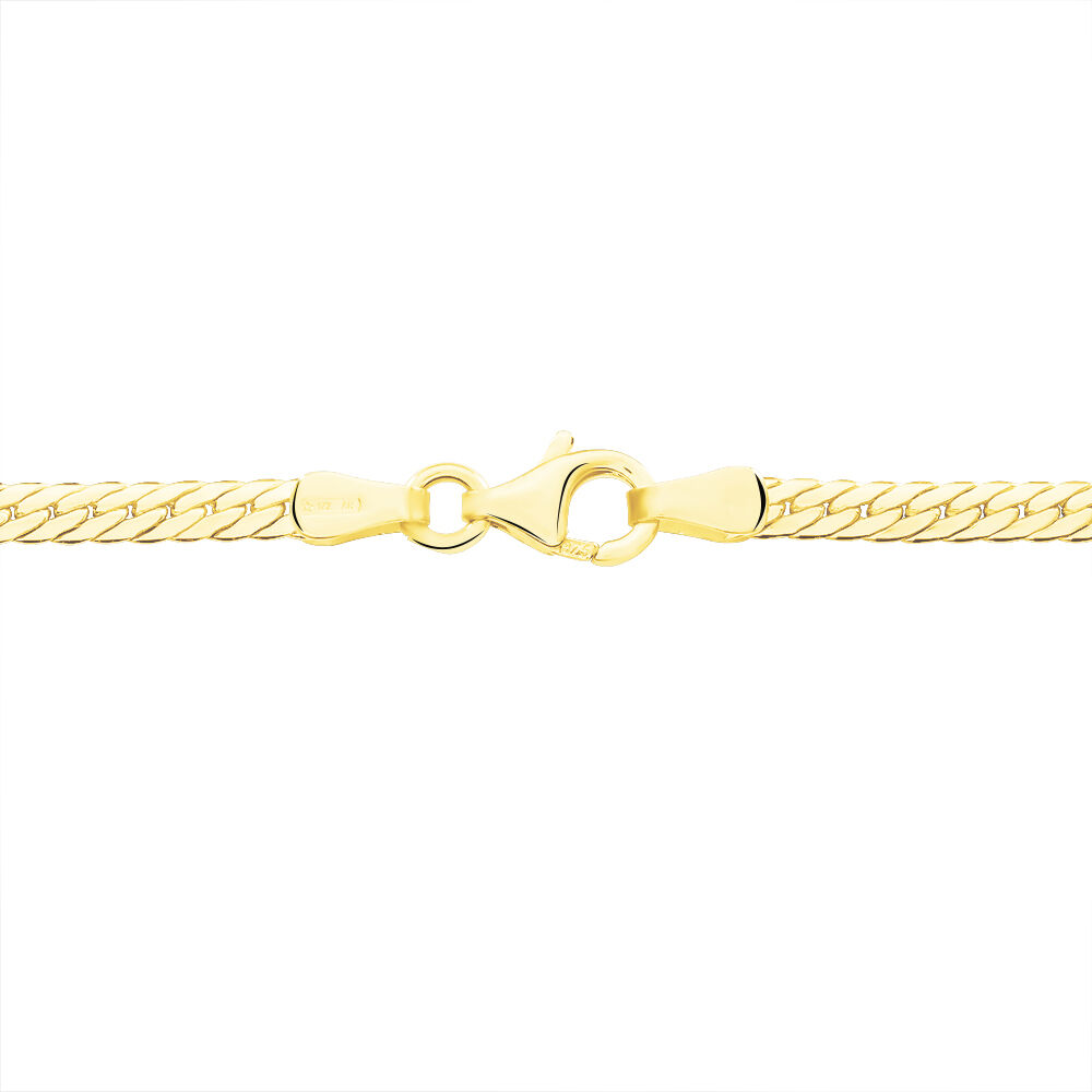 Collier Or Jaune Izel Maille Anglaise - Chaines Femme | Marc Orian