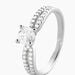 Bague Solitaire Solitea Argent Blanc Oxyde De Zirconium - Solitaires Femme | Marc Orian