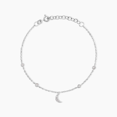 Bracelet Astria Argent Blanc Oxyde De Zirconium - Bracelets fantaisie Femme | Marc Orian