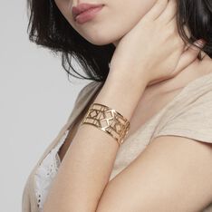 Bracelet Jonc Luyanna Acier Jaune - Bracelets Femme | Marc Orian