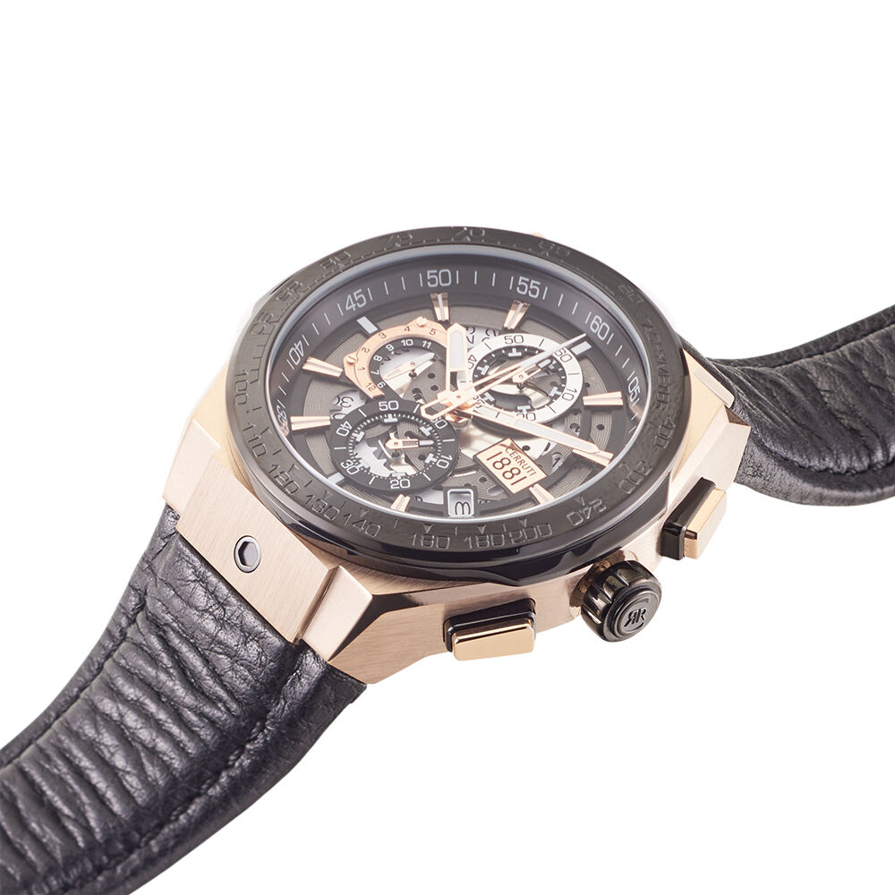 Montre Cerruti Ruscello Noir - Montres &eacute;tanches Homme | Marc Orian