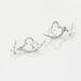 Boucles D'oreilles Puces Romance Or Blanc Oxyde De Zirconium - Pendantes Femme | Marc Orian