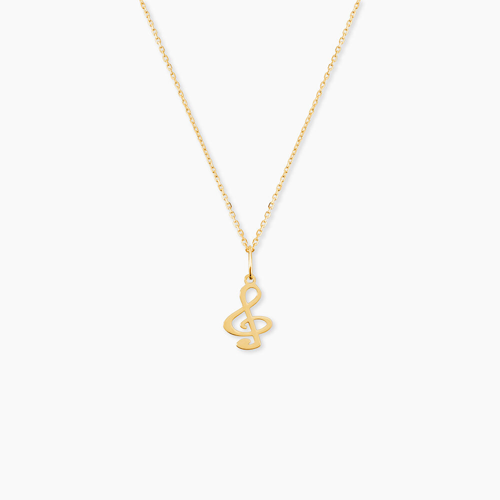 Pendentif Fausta Musique Or Jaune - Pendentifs Famille | Marc Orian