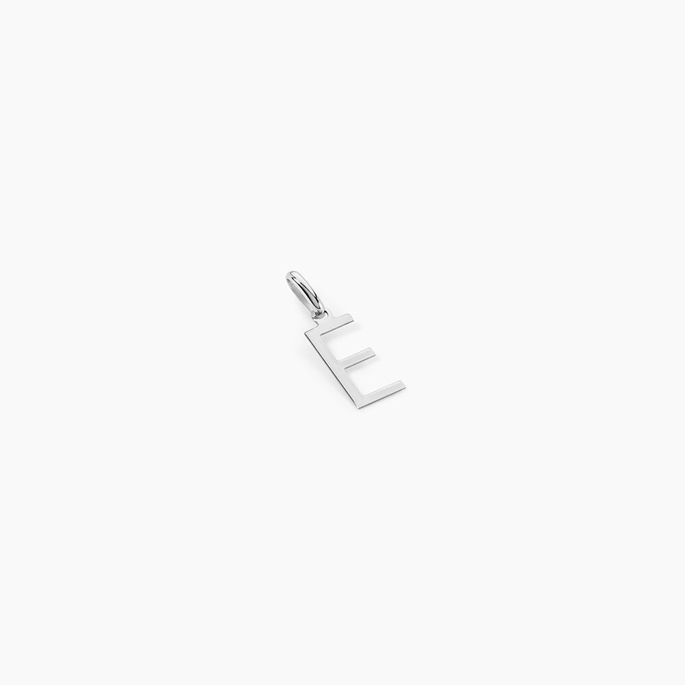 Pendentif Ionia Lettre Or Blanc - Pendentifs Famille | Marc Orian