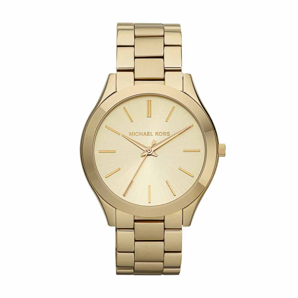 Montre Michael Kors Slim Runway Champagne - Montres &eacute;tanches Femme | Marc Orian