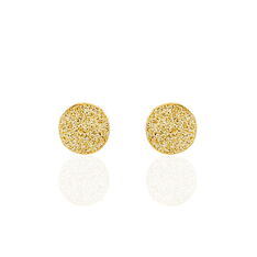 Boucles D'oreilles Puces Eryne Or Jaune - Clous d'oreilles Femme | Marc Orian
