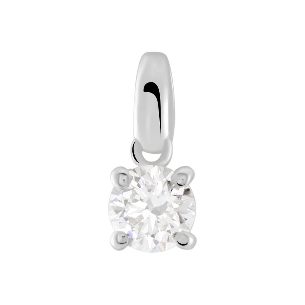 Pendentif Aphrodite Or Blanc Diamant - Parures de mariage Femme | Marc Orian