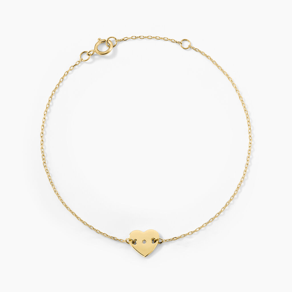 Bracelet Brahma Or Jaune Diamant - Bracelets cha&icirc;nes Femme | Marc Orian
