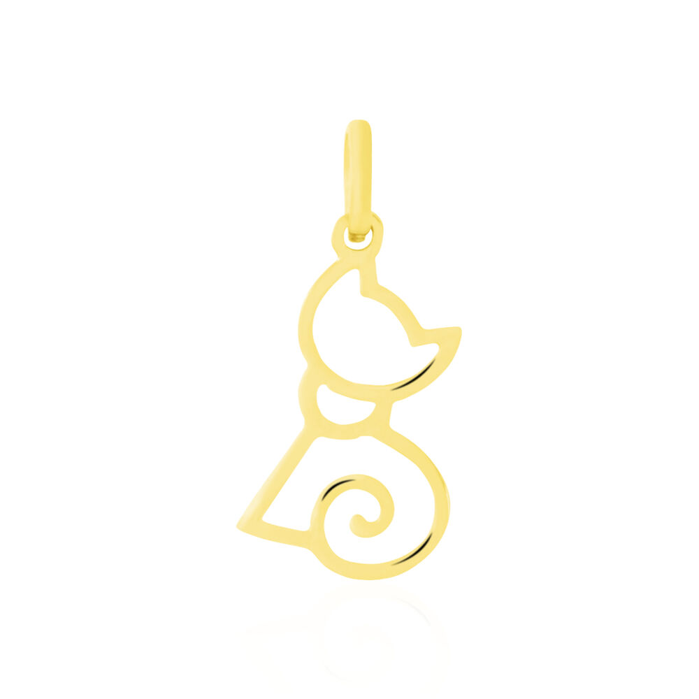 Pendentif Egee Chat Or Jaune - Pendentifs Famille | Marc Orian