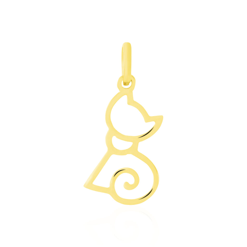 Pendentif Egee Chat Or Jaune - Pendentifs Famille | Marc Orian