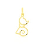 Pendentif Egee Chat Or Jaune - Pendentifs Famille | Marc Orian
