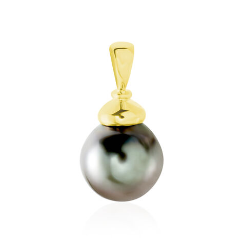 Pendentif Cerclee Or Jaune Perle De Culture De Tahiti - Pendentifs Femme | Marc Orian