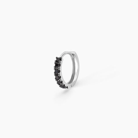 Créole Unitaire Vito Or Blanc Oxyde De Zirconium - Piercings d'oreilles Homme | Marc Orian