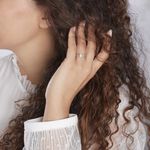 Alliance Leandro Ruban Argent Bicolore - Alliances duo Famille | Marc Orian