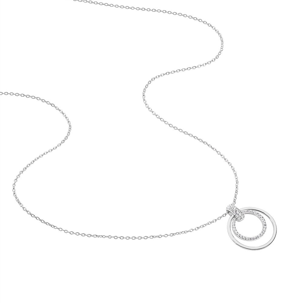 Collier Silvana Argent Blanc Oxyde De Zirconium - Colliers avec pierres Femme | Marc Orian