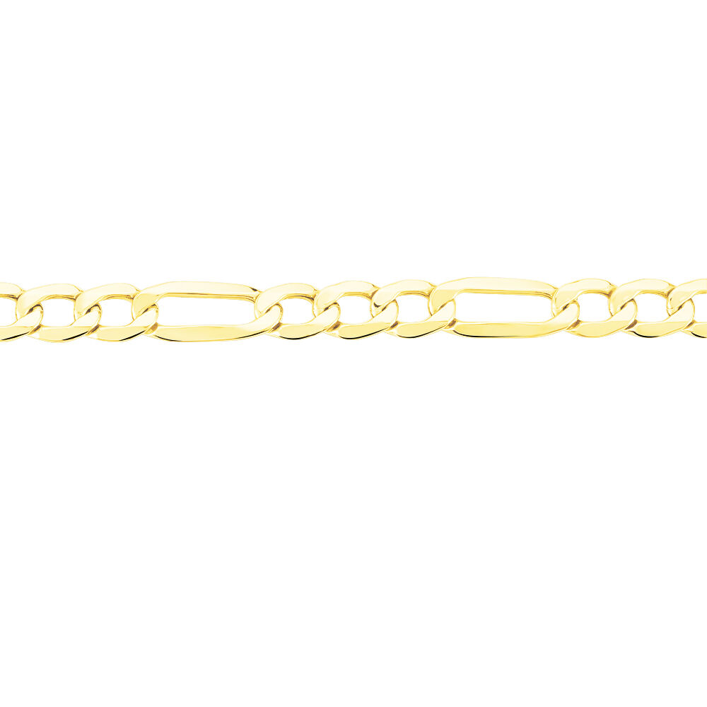Bracelet Or Jaune Maille Altern&eacute;e - Bracelets mailles Homme | Marc Orian