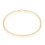 Bracelet Capucin Or Jaune Maille Marine Plate - Bracelets mailles Femme | Marc Orian