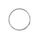 Alliance Clotilde Ruban Plat Or Blanc - Alliances duo Unisex | Marc Orian