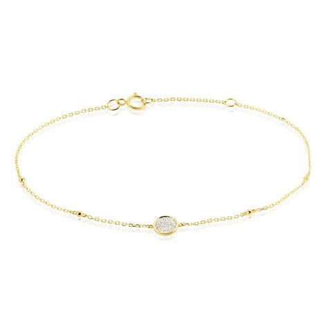 Bracelet Melisane Or Jaune Diamant - Bracelets chaînes Femme | Marc Orian