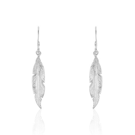 Boucles D'oreilles Pendantes Violka Argent Blanc - Pendantes Femme | Marc Orian