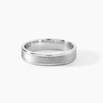 Alliance Aelyne Argent Blanc - Alliances duo Homme | Marc Orian