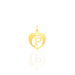 Pendentif Eudocie Coeur Lettre Or Jaune - Pendentifs Famille | Marc Orian