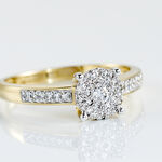 Bague Serena Or Jaune Diamant - Parures de mariage Femme | Marc Orian