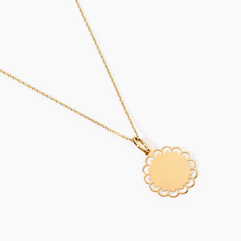 Pendentif Darcey Or Jaune - Bijoux personnalis&eacute;s Femme | Marc Orian