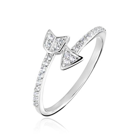 Bague Argent Blanc Caolan Oxydes De Zirconium - Bijoux fantaisie Femme | Marc Orian