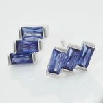 Boucles D'oreilles Puces Andy Argent Blanc Oxyde De Zirconium - Puces Femme | Marc Orian