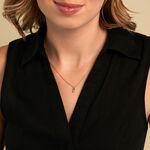 Collier Poem Argent Jaune Topaze - Colliers avec pierres Femme | Marc Orian