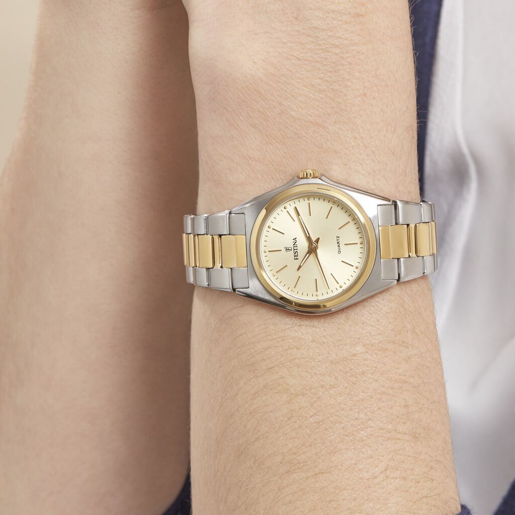 Montre Festina Classique Doré - Montres classiques Femme | Marc Orian