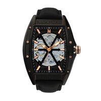 Montre Montignac Tonneau Automatiquev Noir