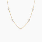 Collier Ethere Or Jaune Oxyde De Zirconium - Colliers avec pierres Femme | Marc Orian