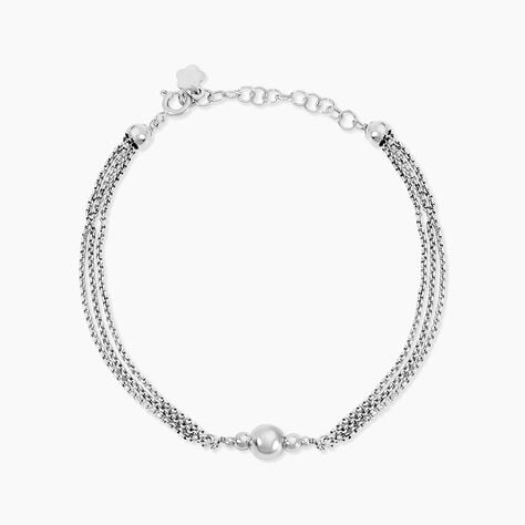 Bracelet Meili Argent Blanc - Bracelets fantaisie Femme | Marc Orian