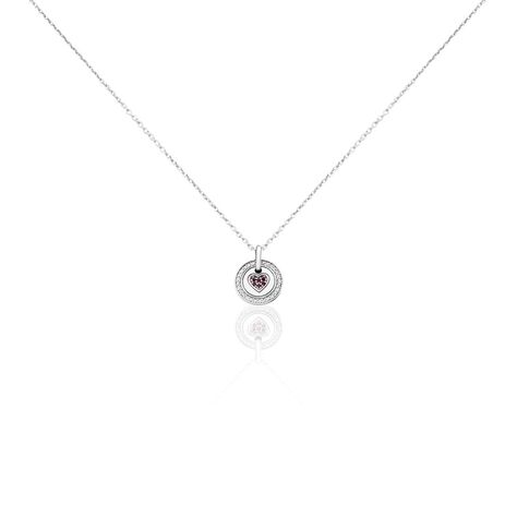 Collier Wolfram Argent Oxyde Oxyde - Colliers avec pierres Femme | Marc Orian